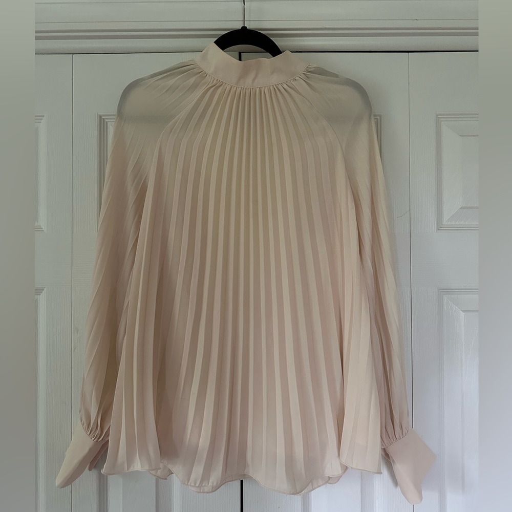 Pleated blouse